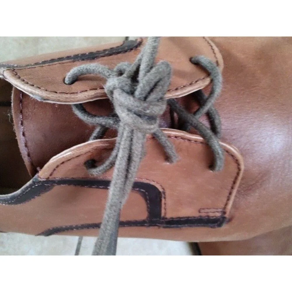 Men's Bar III Dress Oxford Leather Brown Lace up Shoes Size 10.5 M